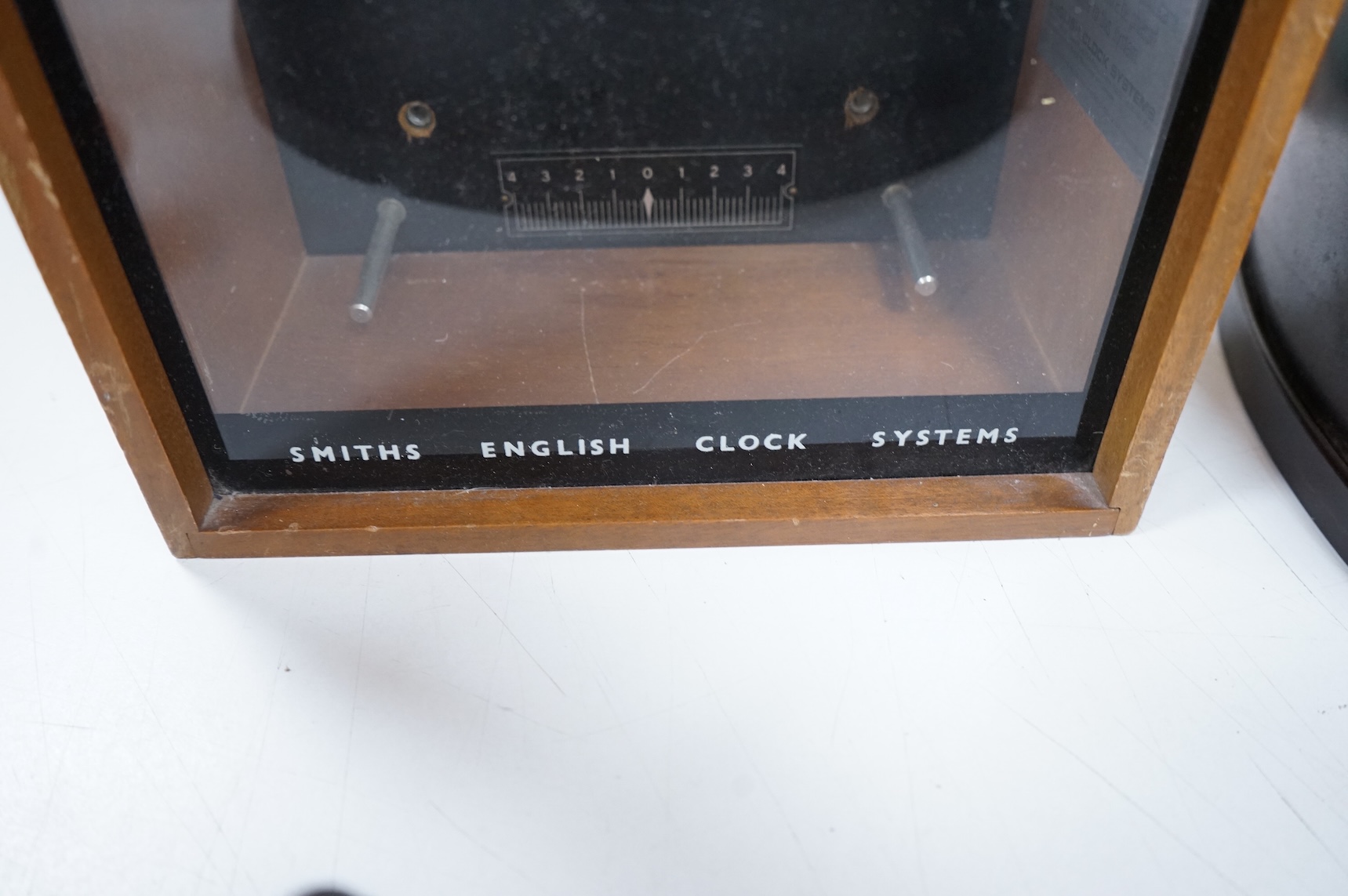 A Smiths Symchrome master clock, 41cm high
